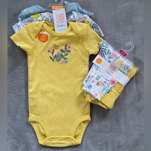 NWT Carter’s onesie and pant set for 3-6months.